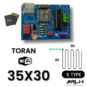 2K Wi-Fi Controller – 35×30 S-Type Pixel LED with 4GB SD Card
