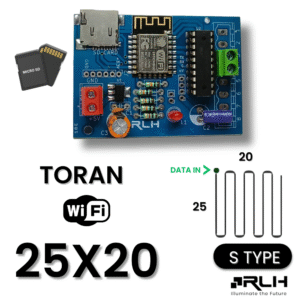 2K Wi-Fi Controller – 25×20 S-Type Pixel LED Display with 4GB SD Card