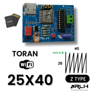 2K Wi-Fi Controller – 25×40 Z-Type Pixel LED with 4GB SD Card