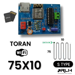 2K Wi-Fi Controller – 75×10 S-Type Pixel LED with 4GB SD Card