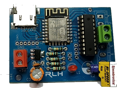 RLH WiFi and SD Card Pixel LED Controller — made in-house
