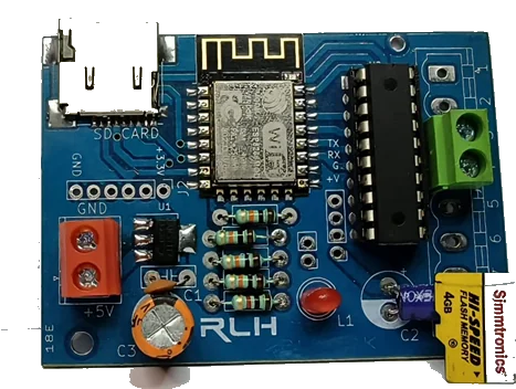 RLH WiFi and SD Card Pixel LED Controller — made in-house