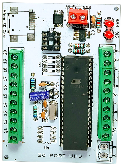RLH 20-Port UHD Pro Parallel Pixel LED Controller — 50/100 LED, S-Sync, speed control