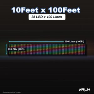 RGB Pixel LED Toran - 10 x 100 Feet