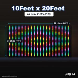 RGB Pixel LED Toran - 10 x 20 Feet