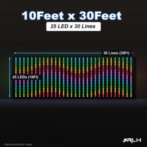 RGB Pixel LED Toran - 10 x 30 Feet