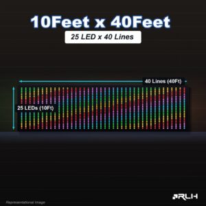 RGB Pixel LED Toran - 10 x 40 Feet