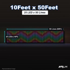 RGB Pixel LED Toran - 10 x 50 Feet