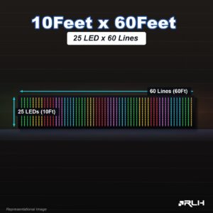 RGB Pixel LED Toran - 10 x 60 Feet