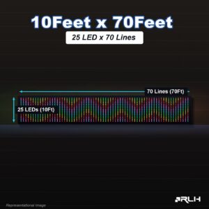 RGB Pixel LED Toran - 10 x 70 Feet