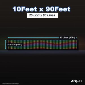 RGB Pixel LED Toran - 10 x 90 Feet