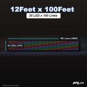 RGB Pixel LED Toran - 12 x 100 Feet