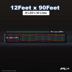RGB Pixel LED Toran - 12 x 90 Feet