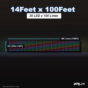 RGB Pixel LED Toran - 14 x 100 Feet