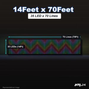 RGB Pixel LED Toran - 14 x 70 Feet