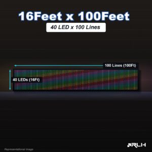 RGB Pixel LED Toran - 16 x 100 Feet