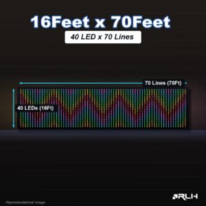 RGB Pixel LED Toran - 16 x 70 Feet