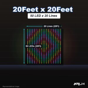 RGB Pixel LED Toran - 20 x 20 Feet