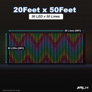 RGB Pixel LED Toran - 20 x 50 Feet