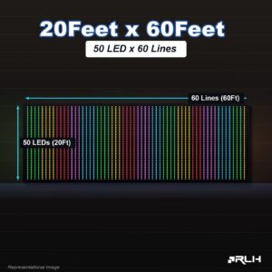 RGB Pixel LED Toran - 20 x 60 Feet