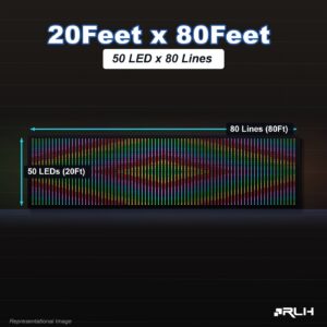 RGB Pixel LED Toran - 20 x 80 Feet