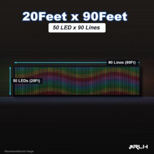RGB Pixel LED Toran - 20 x 90 Feet