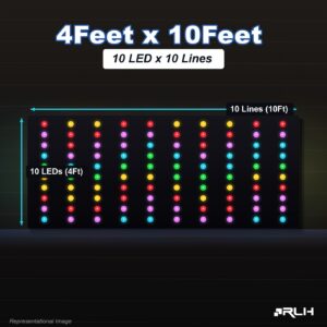 RGB Pixel LED Toran - 4 x 10 Feet