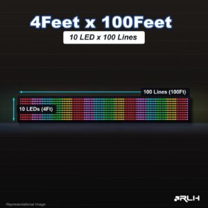 RGB Pixel LED Toran - 4 x 100 Feet