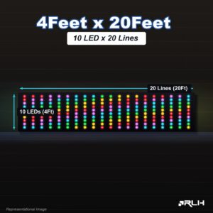 RGB Pixel LED Toran - 4 x 20 Feet
