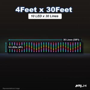 RGB Pixel LED Toran - 4 x 30 Feet