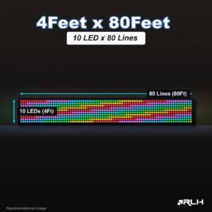 RGB Pixel LED Toran - 4 x 80 Feet
