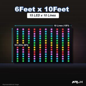 RGB Pixel LED Toran - 6 x 10 Feet