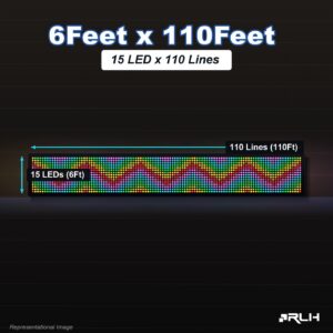 RGB Pixel LED Toran - 6 x 110 Feet