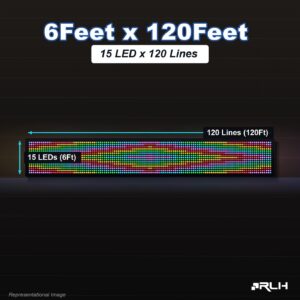 RGB Pixel LED Toran - 6 x 120 Feet