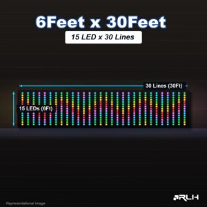 RGB Pixel LED Toran - 6 x 30 Feet