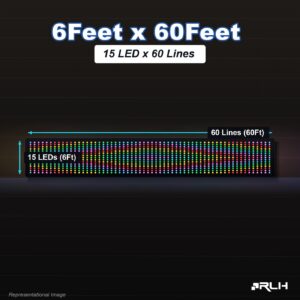 RGB Pixel LED Toran - 6 x 60 Feet