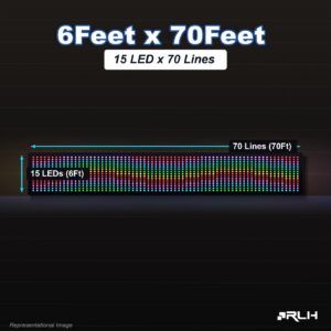 RGB Pixel LED Toran - 6 x 70 Feet
