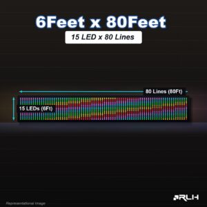 RGB Pixel LED Toran - 6 x 80 Feet