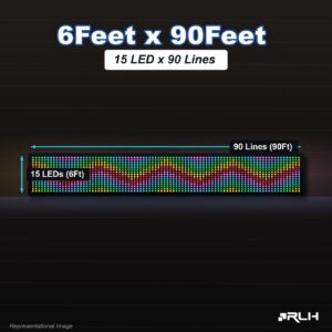 RGB Pixel LED Toran - 6 x 90 Feet