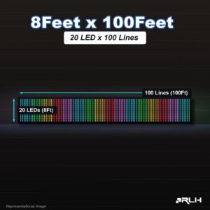 RGB Pixel LED Toran - 8 x 100 Feet