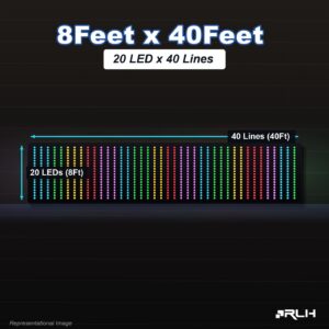 RGB Pixel LED Toran - 8 x 40 Feet