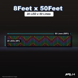 RGB Pixel LED Toran - 8 x 50 Feet