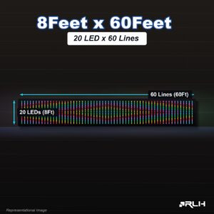 RGB Pixel LED Toran - 8 x 60 Feet