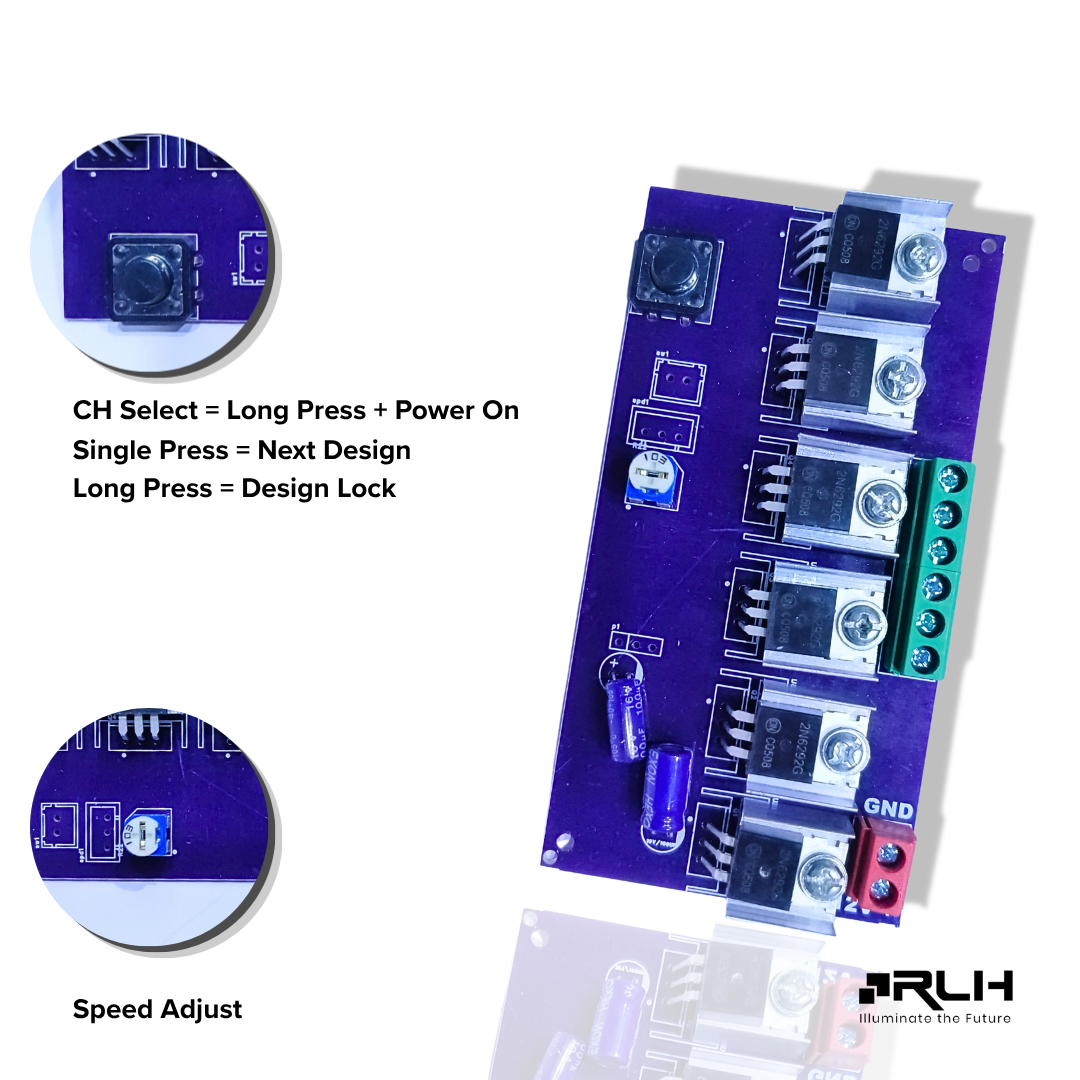 12 Volt 6 Channel Chaser – Heavy Duty LED Light Controller - Image 4