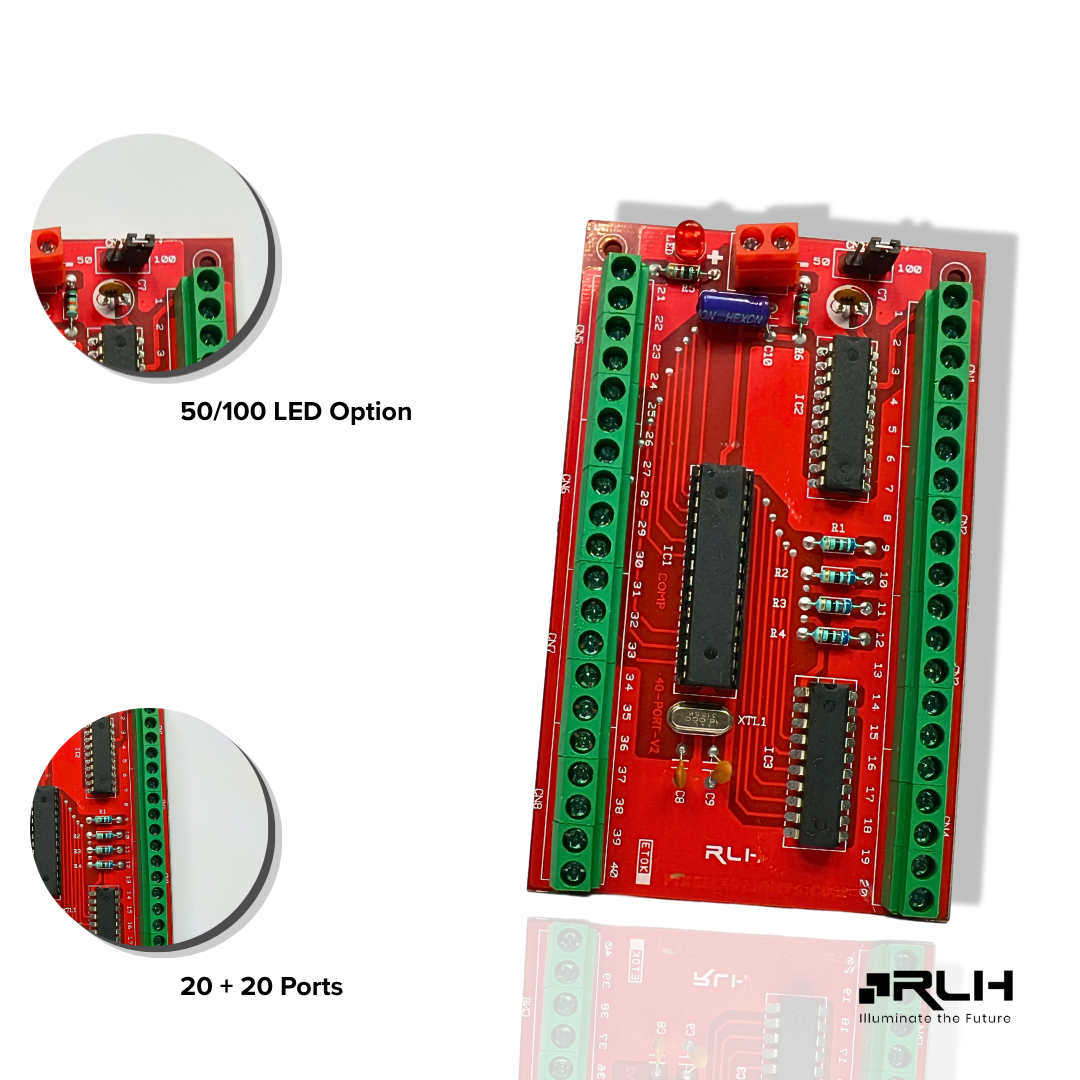 40 Port Tim Tim Parallel Pixel LED Controller – Trending Design | 50/100 LED - Image 2