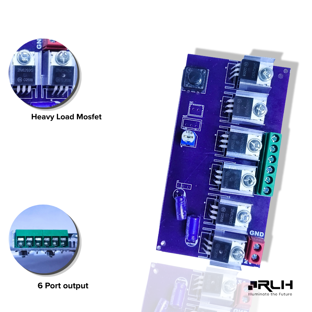 12 Volt 6 Channel Chaser – Heavy Duty LED Light Controller - Image 3