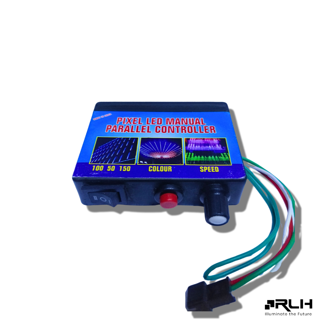 Pixel LED Manual Parallel Controller V1 – Speed, Color & LED Count Settings (Parallel Output) - Image 3